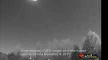 UFO RIPRESI DA VIDEOCAMERA DI SICUREZZA (9 Dicembre 2011)