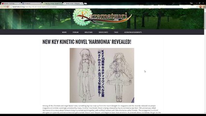 New Key Kinetic Novel Harmonia Revealed!