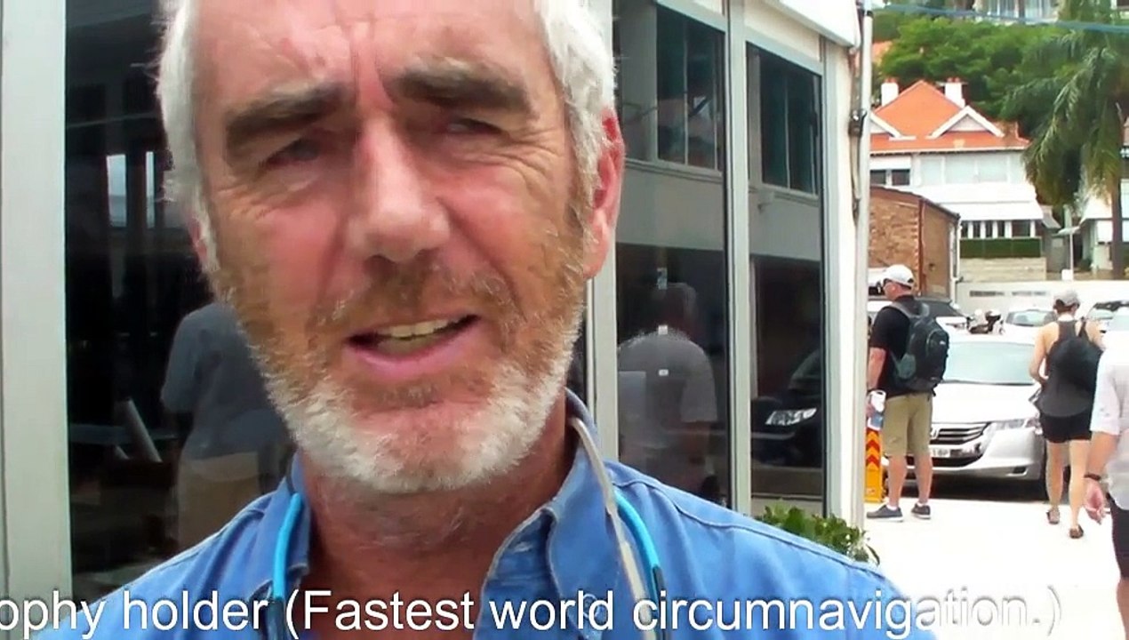 French superstar sailor Loick Peyron talks to boatsontv Dec24.141