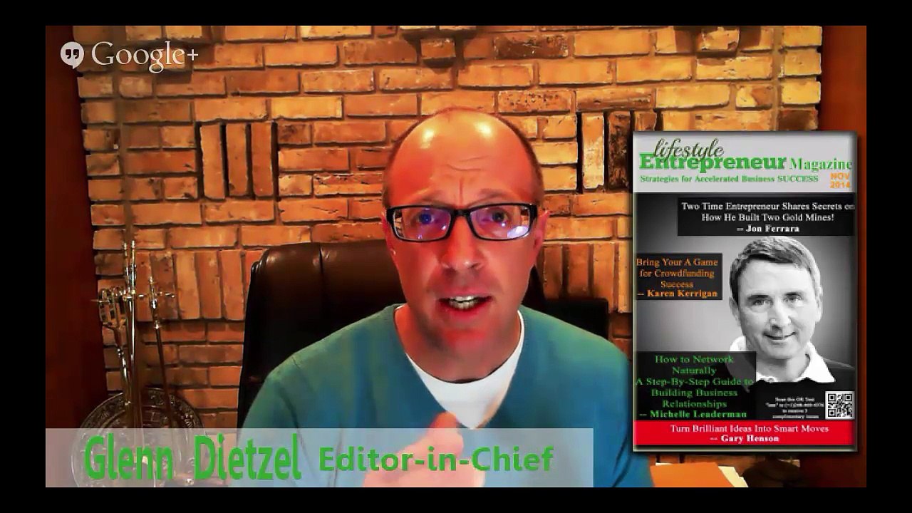 Former School Principal, Glenn Dietzel Inspires You to become An Entrepreneur
