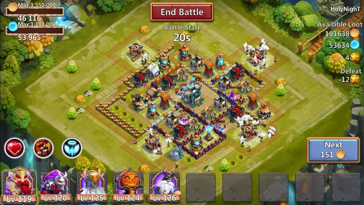 Buy Sell Accounts - sell Castle Clash Account high level Pumpkin and some legend