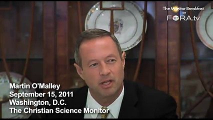 Gov. O'Malley Slams GOP 'Worship' of Tax Cuts for Wealthy