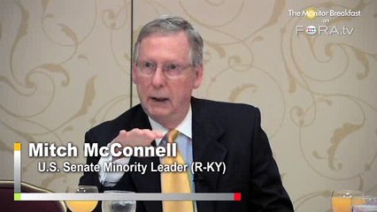 Download Video: McConnell: GOP Loyalty 'Muted' Dissent During Bush Admin