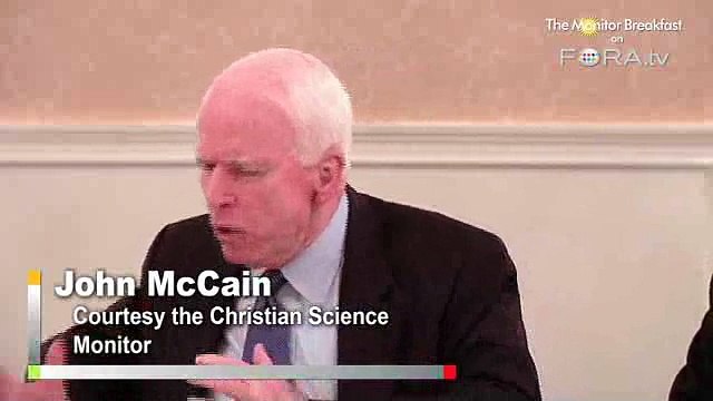 John McCain Reluctant on Budget Cuts to Defense Spending