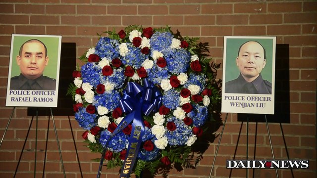 Candlelight Vigil in Queens to Mourn Officers Ramos and Lui