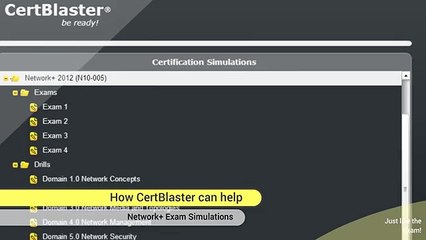 CertBlaster for CompTIA Network + N10-005