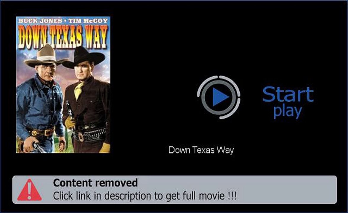 Play Down Texas Way Movie Download Now