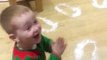 Little Kid Adorably Reacts To Evidence That Santa Visited