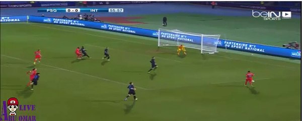 هدف باريس سان جيرمان مع فريق الانتر في مباراه وديه اقيمت في المغرب