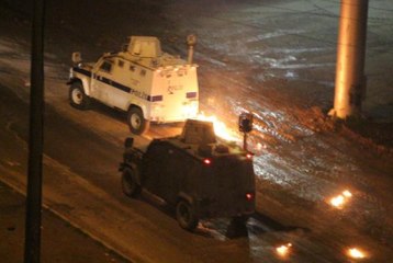 TOMA'nın İçinde Gaz Bombası Patladı