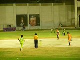 10 OF 16 MIQDAD HUSSAIN HITS A BOUNDARY FOR A.O. AGAIN 17-07-2014 CRICKET COMMENTARY BY PROF. NADEEM HAIDER BUKHARI 1st SEMI FINAL A.O. CRICKET CLUB KARACHI vs  KAAF ENGINEERING CRICKET CLUB KARACHI  19TH DR. M.A. SHAH NIGHT TROPHY RAMZAN CRICKET FESTIVAL