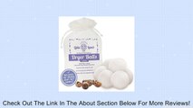 6 Pack of Wool Dryer Balls with Free Soap Nuts - 100% Premium Organic Felt Wool Dryer Balls (Xl, Handmade, Eco-friendly, Baby Safe Fabric Softener, Includes Gift Bag All - Natural Laundry Fabric Softener) with 100% Natural Cloth Diaper Laundry Detergent -