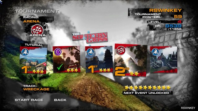 RSWINKEY Mad Riders HD walkthrough Gameplay Event 2 The Southern Cross Track 4 Wreckage 1080p 60FPS 1080p 60FPS