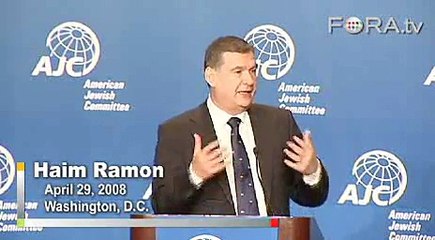 Israeli Vice Premier Haim Ramon on the Iranian Threat