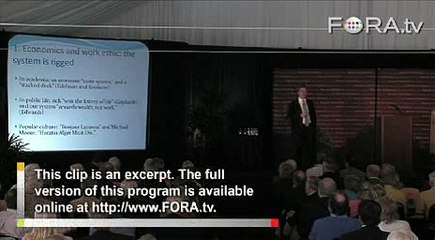 Peter Schweizer on Modern Liberal Work Ethic