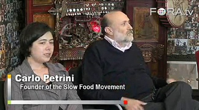 Carlo Petrini on Food Schizophrenia