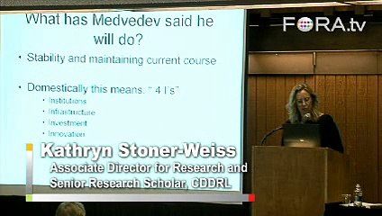 Dmitry Medvedev's Plans for Russia