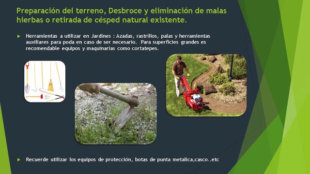 Instalación de césped artificial