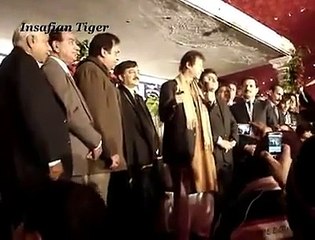 Imran Khan's Small Speech from 2011 - Sohail Ahmed Azizi Listens Every Word Carefully