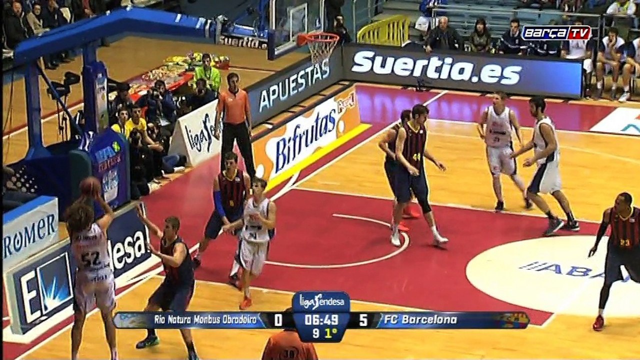 Basketball: Rio Natura Monbus - FC Barcelona (79-67, Highlights)