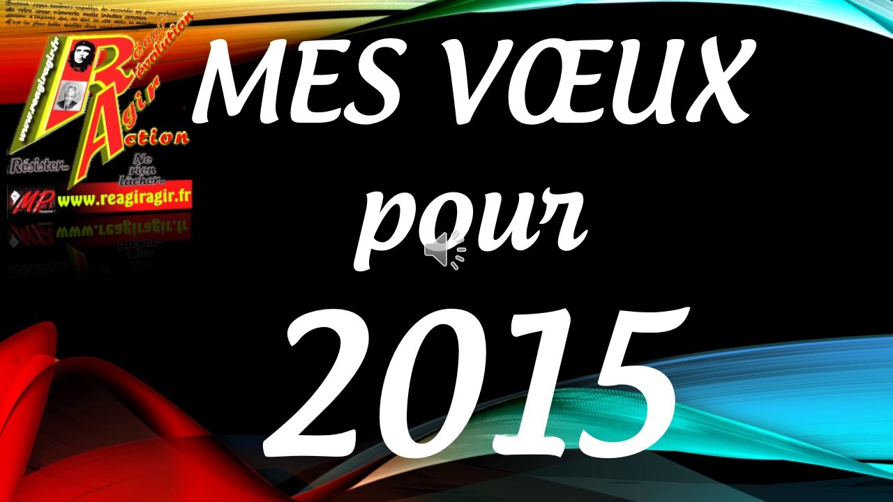 Mes voeux 2015