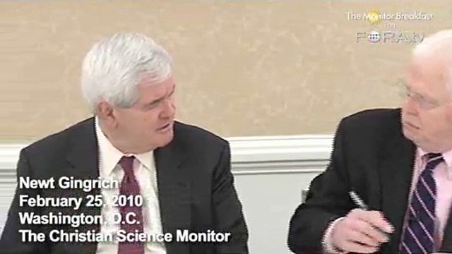 Newt Gingrich Calls Obama Healthcare Reform 'Madness'