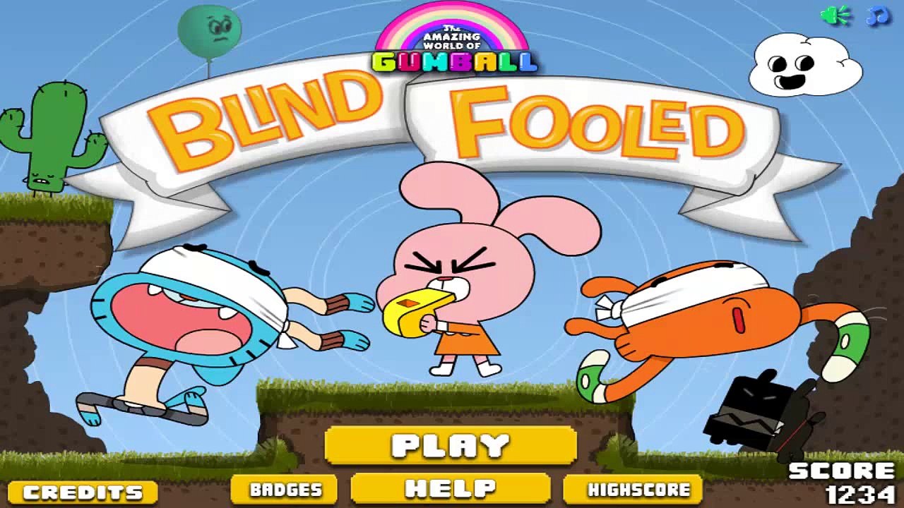 "Cartoon Network" | "The Amazing World Of Gumball" - Blind Fooled Gumball Games Level 1