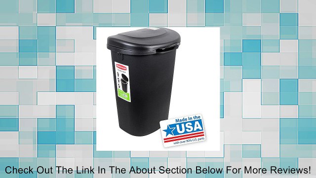 home Rubbermaid Top Waste Bin, 13-Gallon Touch top, Arms,Unique design Review