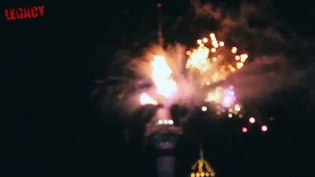 Auckland, New Zealand - 2015 New Years Fireworks Show