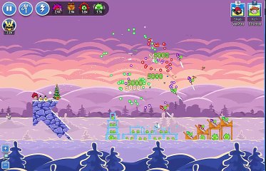 Angry Birds Friends holiday Tournament Week 137  Level 4 | power up HighScore ( 344.250 k )