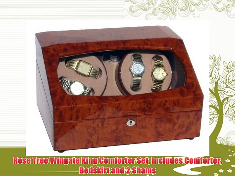 Rose Tree Wingate King Comforter Set Includes Comforter Bedskirt and 2 Shams