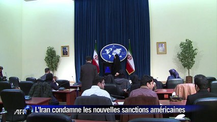 L'Iran condamne les nouvelles sanctions américaines