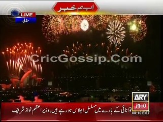 Sydney Australia New Year Celebration Fireworks Video 2015