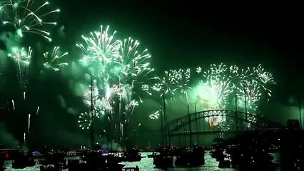 Sydney, Australia - 2015 New Years Fireworks Show HD