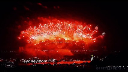 FireWorks 2015 at Sydney Australia Happy New Years 2015 HD