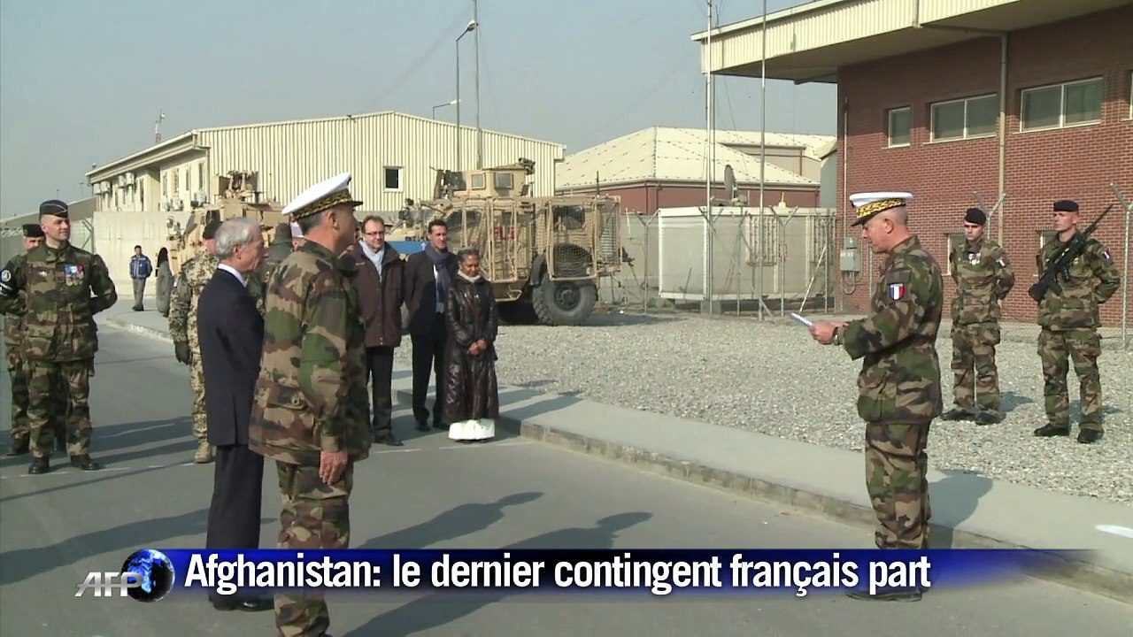 Afghanistan: fin de mission pour le dernier contingent français