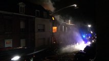 Roubaix : incendie spectaculaire rue de Bouvines