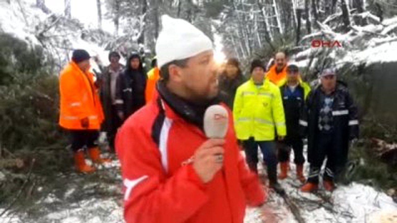 Kırkağaç Tren Yolcuları da Mahsur