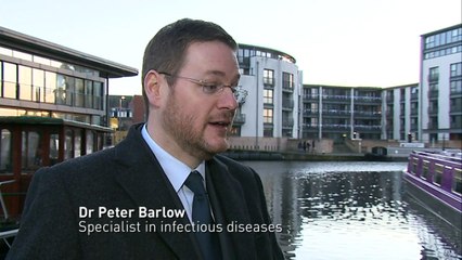 Disease specialist says that Ebola is not easily transmitted