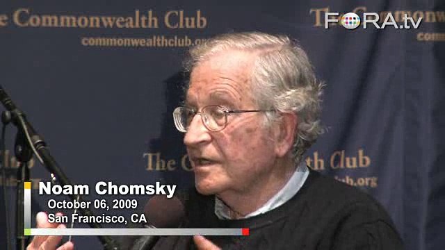 Noam Chomsky Says Big Business Dictates the Presidency