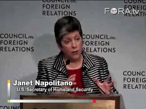 Napolitano Warns of Terror Threats from a Networked World