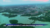 Inondations en Malaisie: 21 morts et 8 disparus