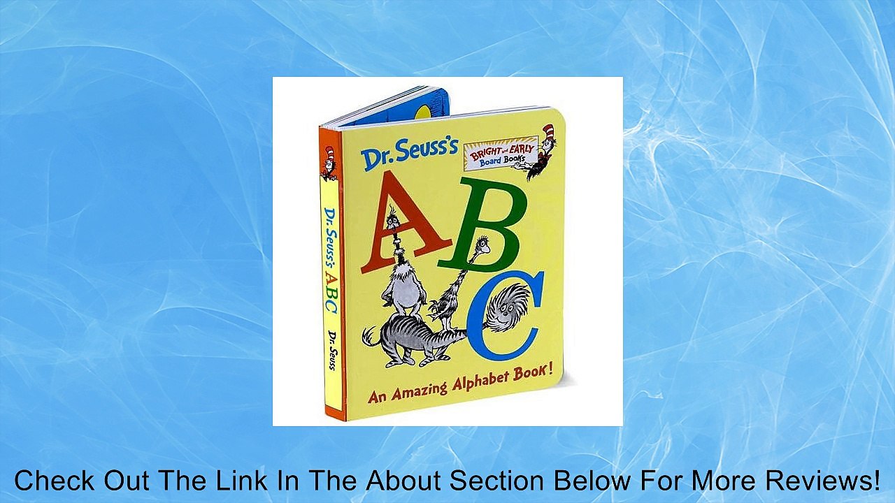 Dr. Seuss's Abc: An Amazing Alphabet Board Book Review