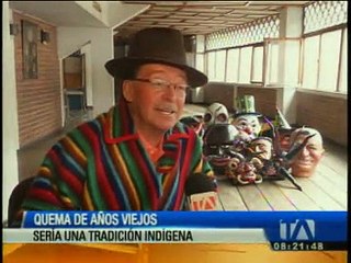 Quema de viejos, una tradición indígena