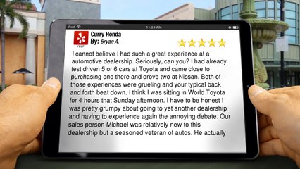 Curry Honda GA         Amazing         Five Star Review by Bryan A.