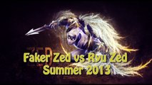 Faker Zed vs Ryu Zed LOL Summer 2013