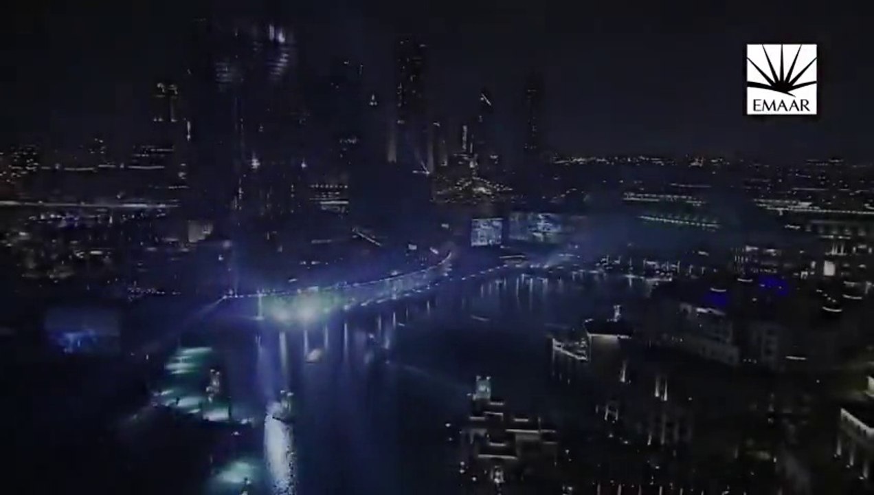 Dubai Burj Khalifa 2015 New Year Celebration , Downtown Dubai New Year's Celebrations 2015