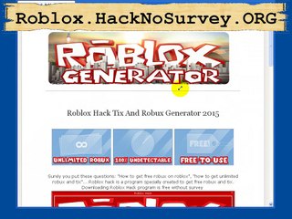 Free roblox robux hack 2015 No survey No password - 