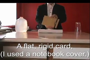 Amazing Water Trick! How to Suspend Water Without a Cup!