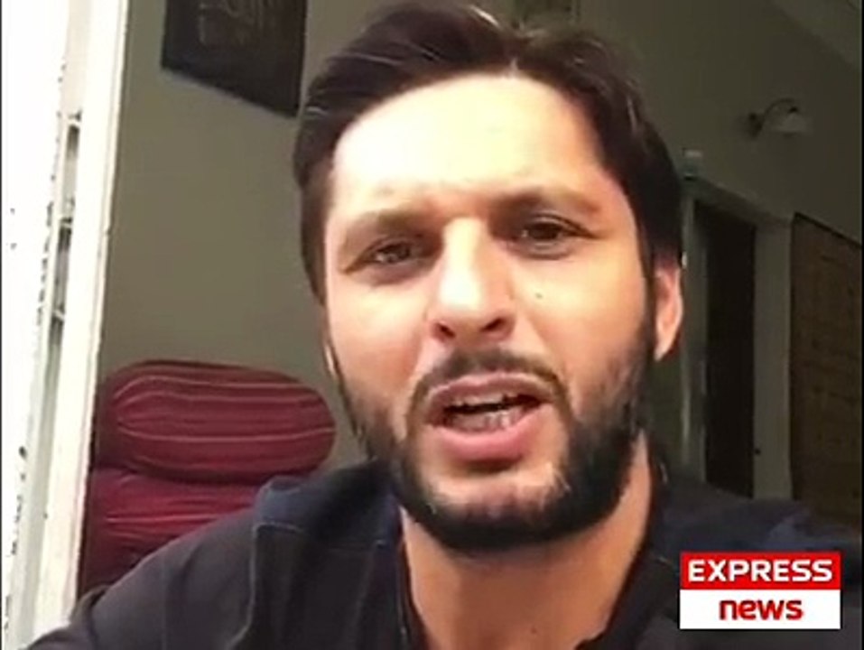 Shahid Afridi Message for 2015